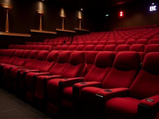مقاعد وثيرة في إحدى قاعات بروفيجن سينما